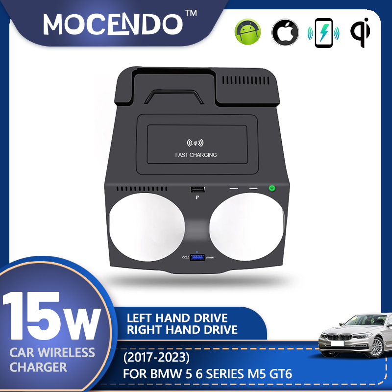 Wireless Car Charger Mount Fast Charging - For BMW 5 6 Series G30