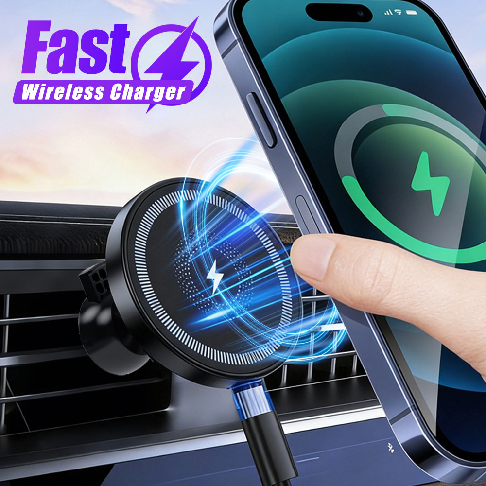 Magnetic Wireless Car Charger  - Magnetic Phone Holder For Car Vent 评论和价格