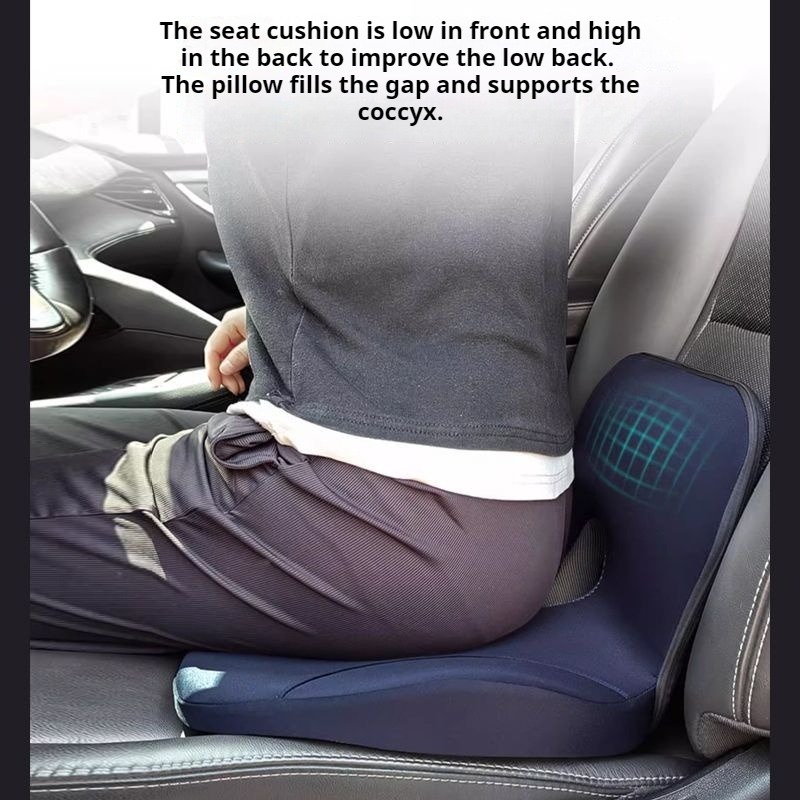 Car Main Driver Seat Booster S - Memory Foam Car Neck Pillow Lumbar Support 评论和价格