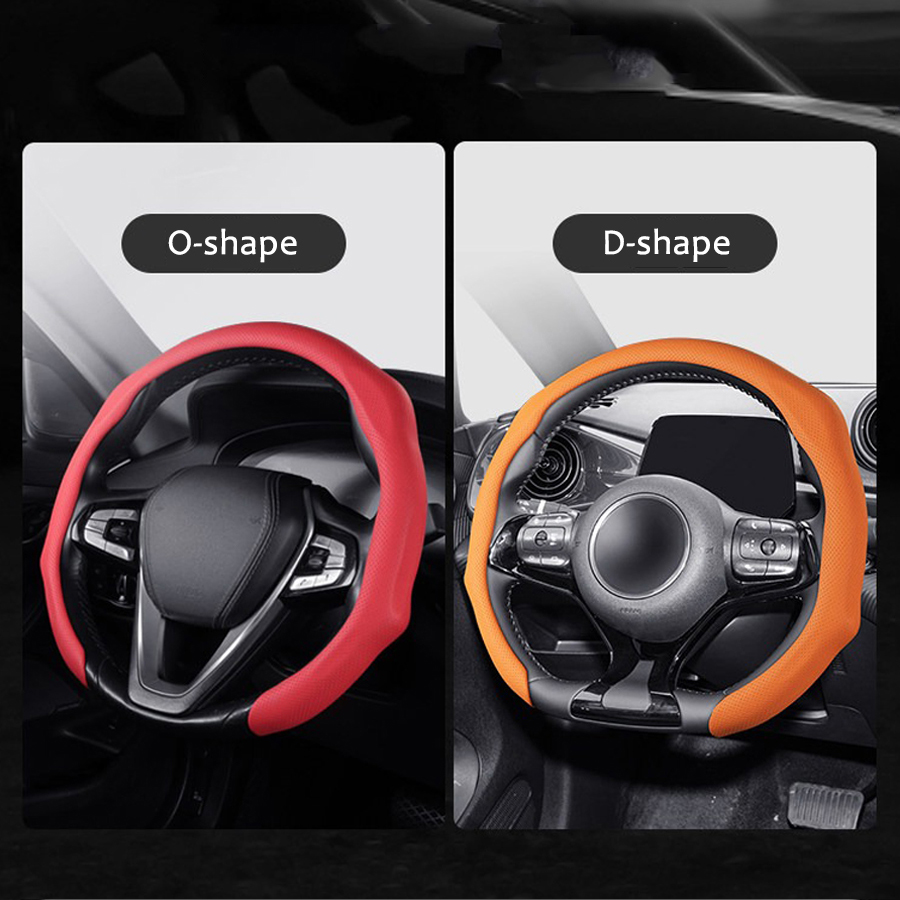 NAPPA Leather Universal Car St - Car Steering Wheel Cover Anti Slip Breathable 评论和价格