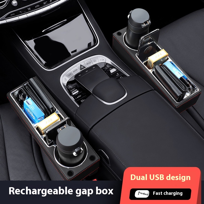 Car Seat Gap Filler Organizer  - Seat Gap Filler Organizer With Usb Charger 评论和价格