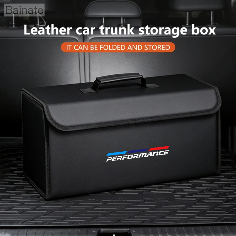 Car Leather Trunk Organizer Fo - Car Trunk Organizer Foldable Storage Box 评论和价格