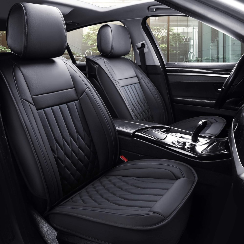 5pcs Car Seat Covers Full Set  - Leather Car Seat Covers Full Set Universal 评论和价格