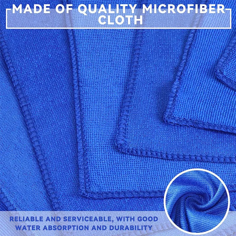 10/200PCS Microfiber Car Clean - Microfiber Car Drying Towel Super Absorbent 评论和价格