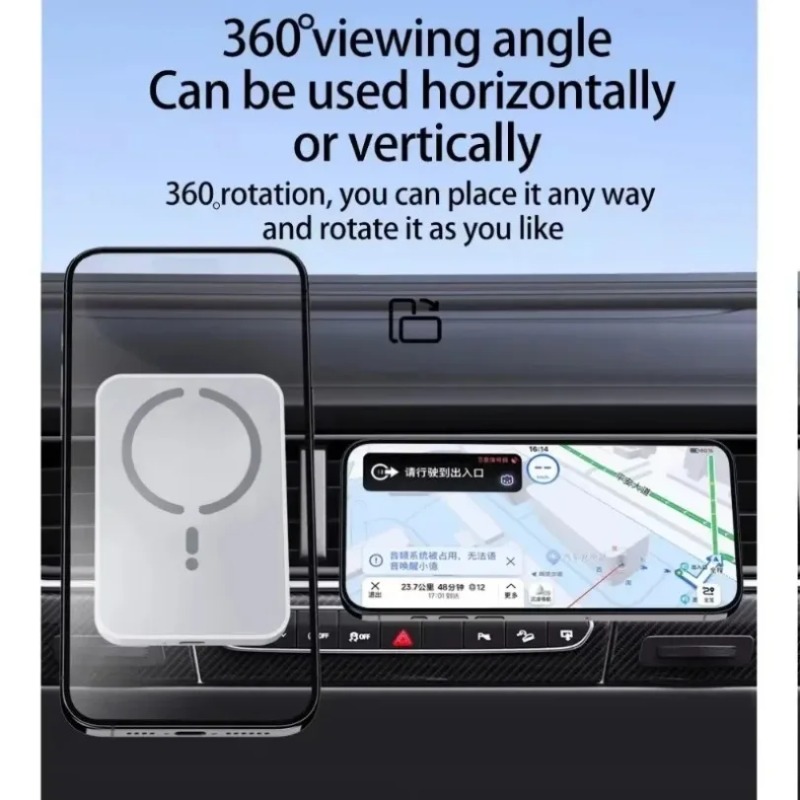 30W Magnetic Car Wireless Char - Magnetic Phone Holder For Car Vent 评论和价格