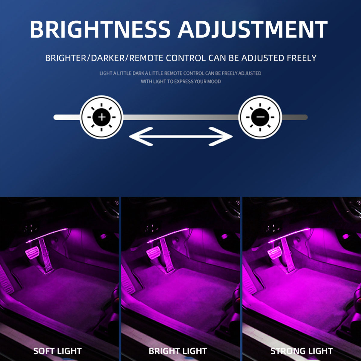 2/4in1 Neon 12/18 LED Car Inte - Led Ambient Interior Car Lights App Control 评论和价格
