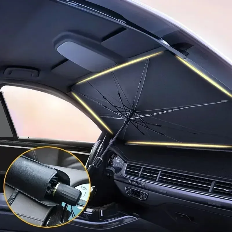 Car Foldable Front Windshield  - Car Sunshade Windshield Umbrella Foldable 评论和价格