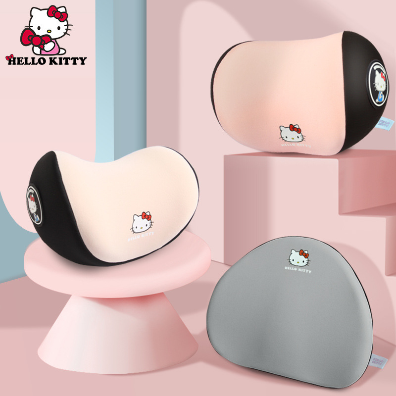 Hello Kitty Cute Car Lumbar Su - Memory Foam Car Neck Pillow Lumbar Support 评论和价格