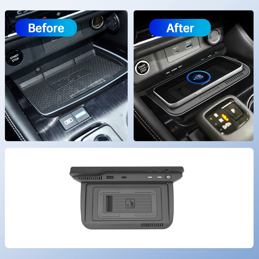 15W Car Wireless Charging Pad  - Wireless Car Charger Mount Fast Charging 评论和价格