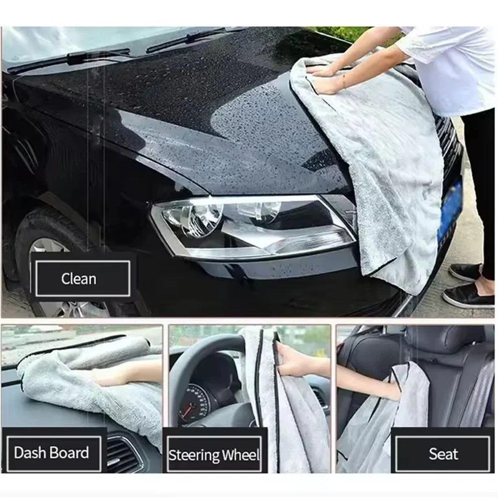 Microfiber Towel Car Wash Acce - Microfiber Car Drying Towel Super Absorbent 评论和价格