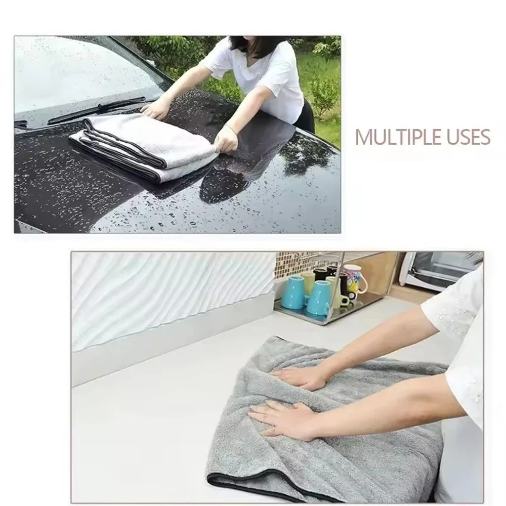 Microfiber Towel Car Wash Acce - Microfiber Car Drying Towel Super Absorbent 评论和价格