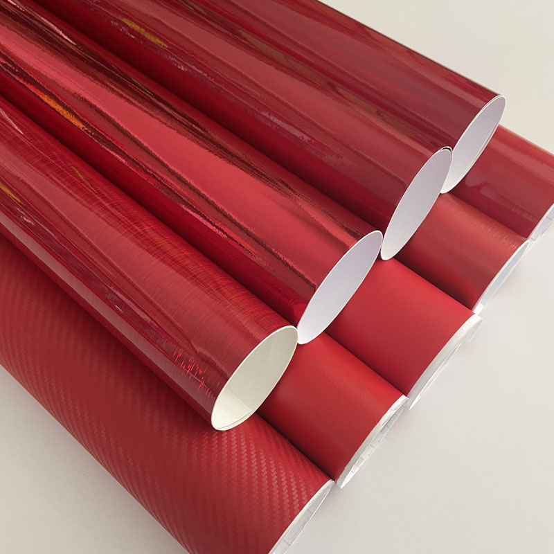 Red Forged Carbon Matte Glossy - Anti Glare Car Rearview Mirror Film 评论和价格