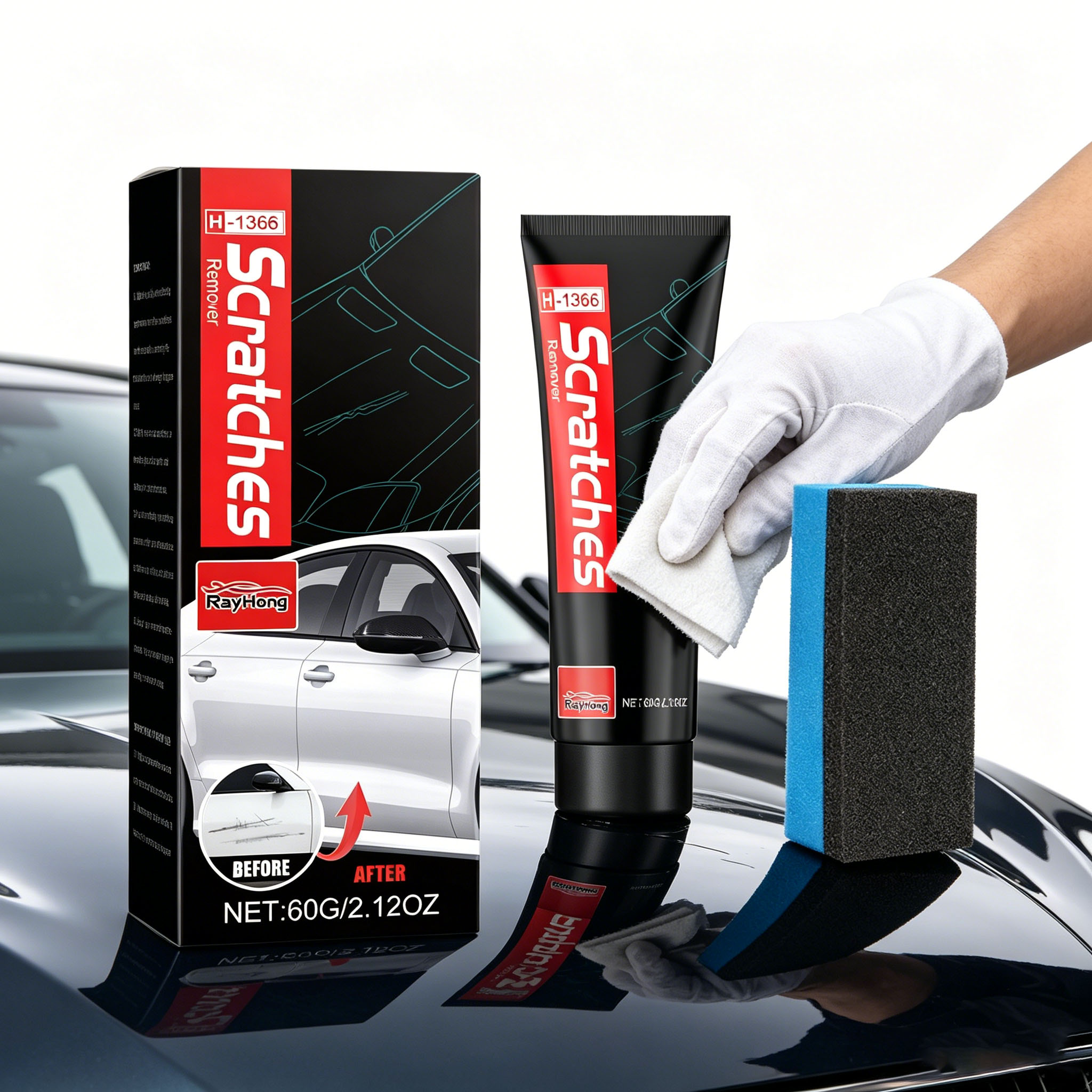 Car Scratch Removal Paste Eras - Car Scratch Repair Polishing Wax Paste 评论和价格