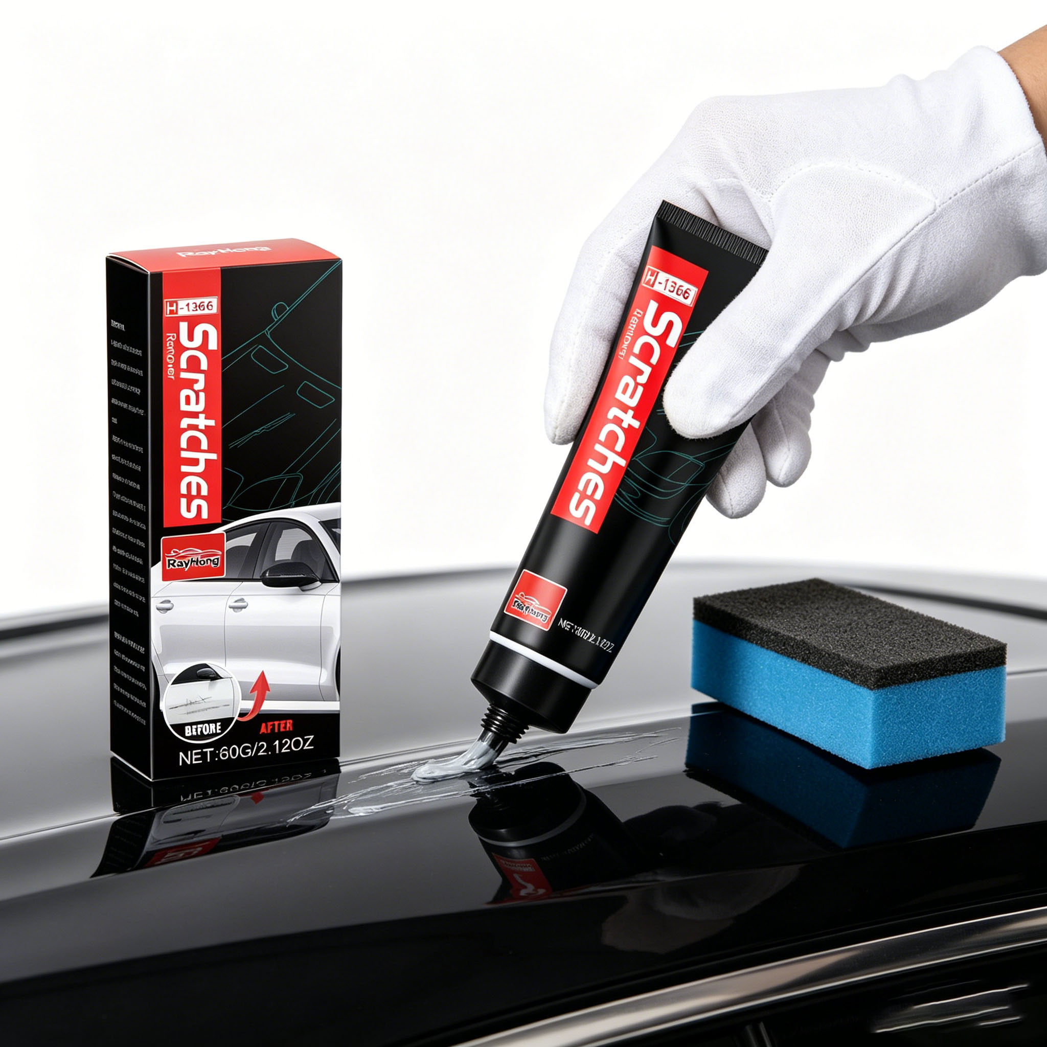 Car Scratch Removal Paste Eras - Car Scratch Repair Polishing Wax Paste 评论和价格